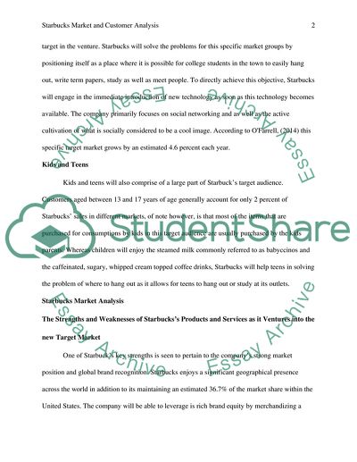 Starbucks Market and Customer Analysis