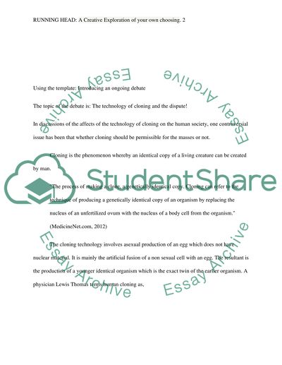 The technology of cloning