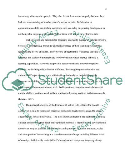 Autism Spectrum Disorders