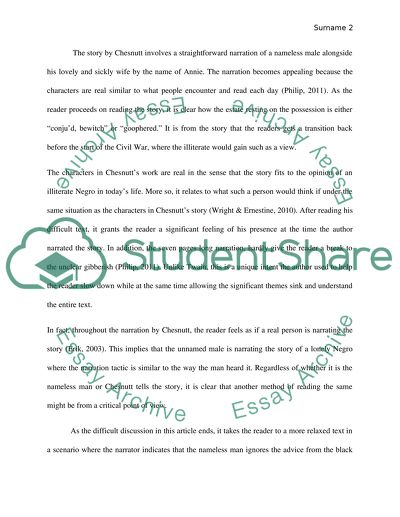 Contrast between The Goophered Grapevine and Sociable Jimmy