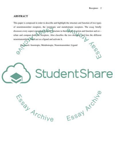 Describe the major structural and functional differences between metabotropic and ionotropic receptors