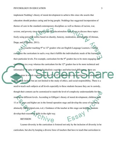 Psychology in Education