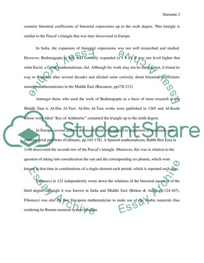 Math exploration of Pascals Triangle
