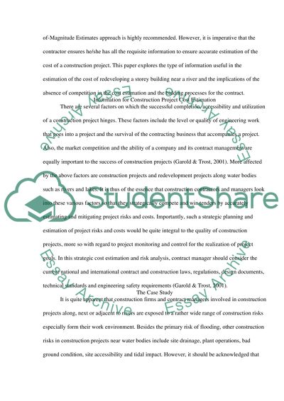 Estimating and purchasing cost control