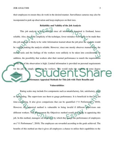 Flight Attendant Job Analysis