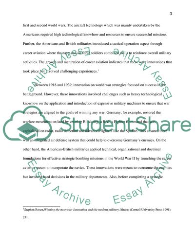 Challenges that Military Organizations Face on Innovation during Peacetime and Wartime