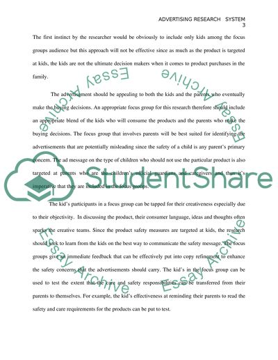 Advertising Research System