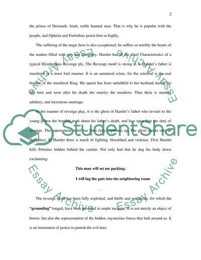 Shakespeares Tragic Vision