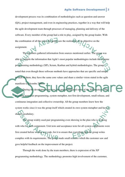 Agile Software Development