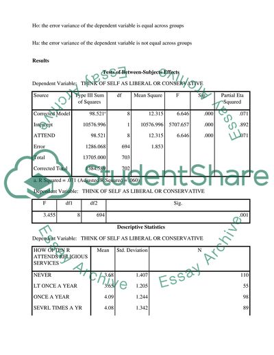 Analysis and Interpretation
