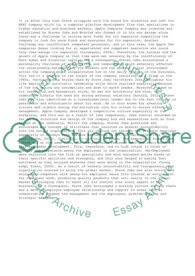 Steve Jobs Career and Challenges when Establishing Apple Company