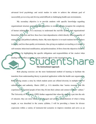 Course Content Portfolio