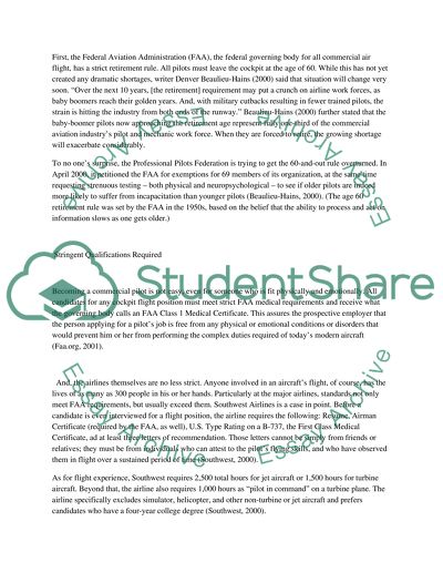 Trends in Aviation Education