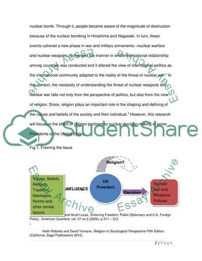 American Presidents, Religious Cultural Heritage, and Nuclear Weapons Decisions