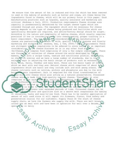 Study of diary products supply chain with its various components and aspects