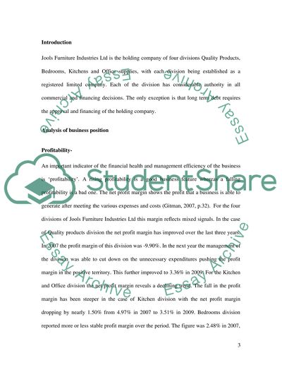 Jools Furniture Industries Limited