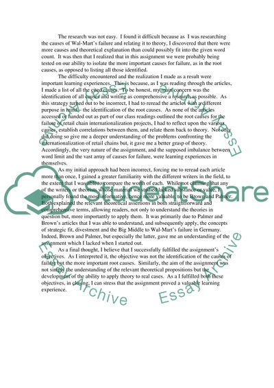 Reflection on the Research Paper