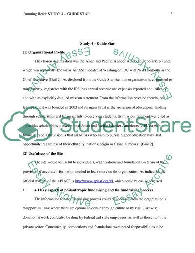 Study 4 - GuideStar