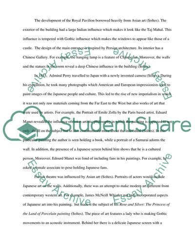 The influence of African and Asian Art on Modern Art