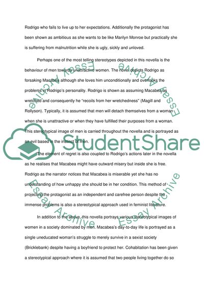 In What Ways are Stereotypes Portrayed and Opposed in The Hour of the Star and A Dolls House