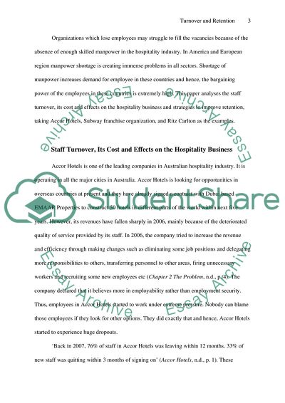 The Reasons for the High Turnover in the Hospitality Industry and Ways to Retain Employees