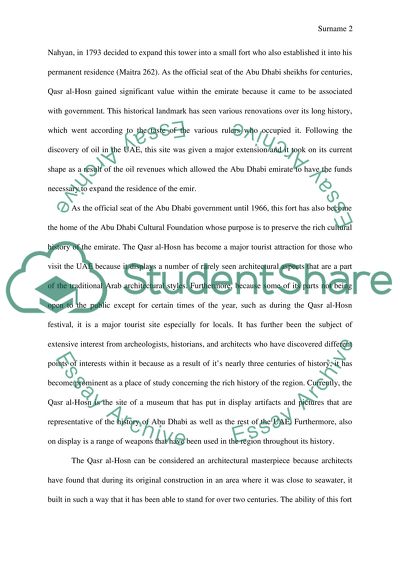 Historical Sites in the UAE