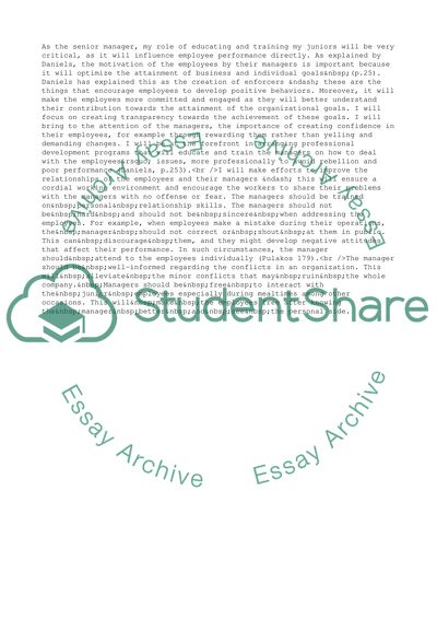 Performance Management Issues