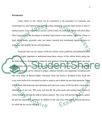 The English Legal System and the Supreme Court