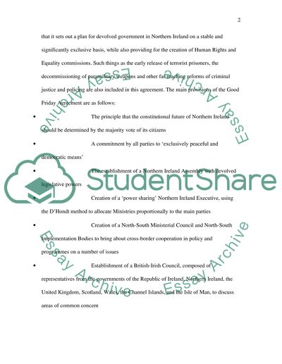 Northern Ireland History