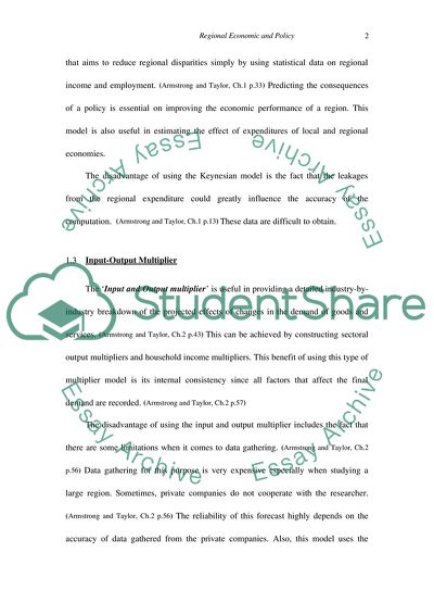 The Three Types of Regional Multiplier