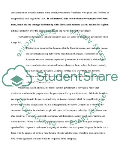 The Powers That Be Within Government