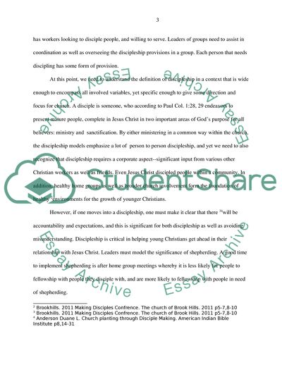 Disciple Making in the Local Church