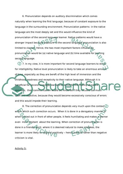 Interlanguage and teaching the language system