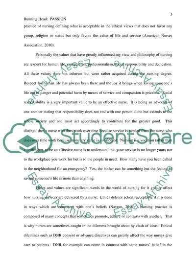 My nursing ethics as a nurse