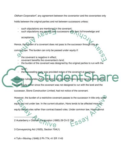 The Land and Property Act