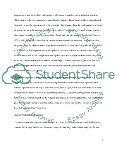 Disaster Theory and Practice