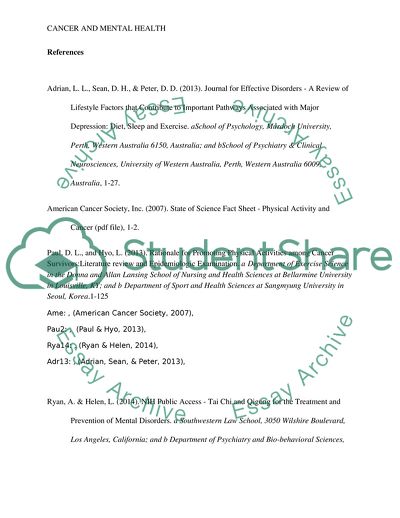 General Diseases and Physical Activity