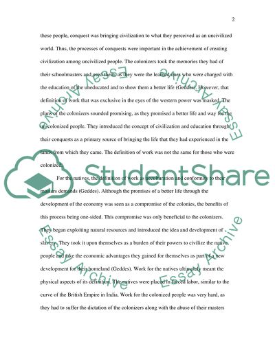 Evolution of the Work Concept