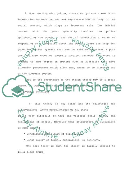 strain theory research paper