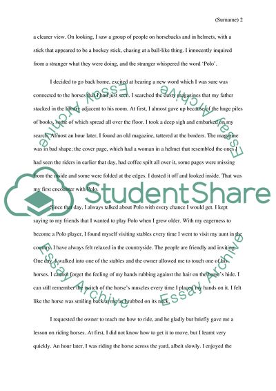 Significant event in your life