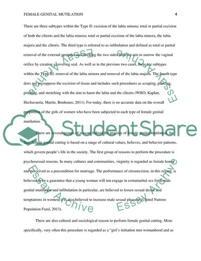 Female Genital Mutilation