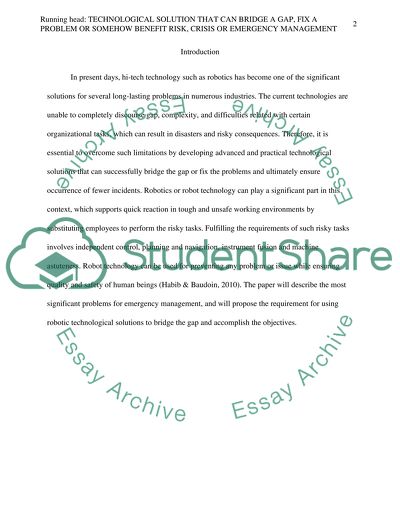 Technological Solution That Can Bridge a Gap