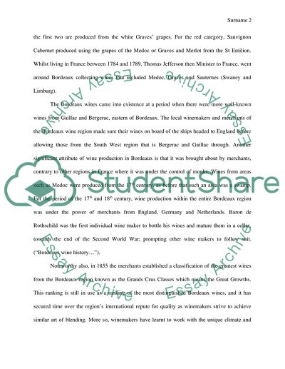 The Wine Region of Bordeaux