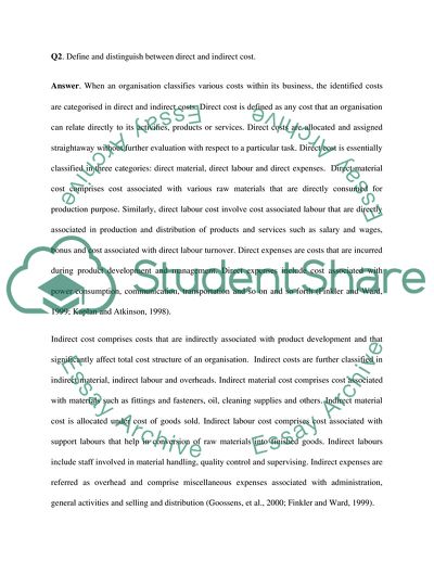 Management Accounting: Administrative Coordination