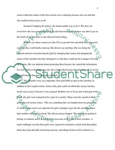 Ethics in Pledged by Alexandra Robbins