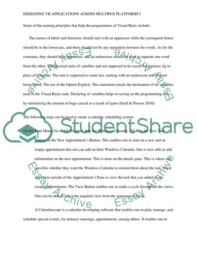 Designing VB Applications across Multiple Platforms