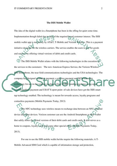 IT Commentary Presentation