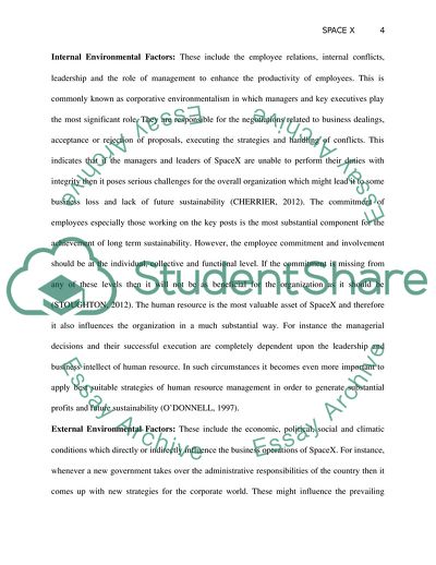 Environmental Factors Influencing SpaceX