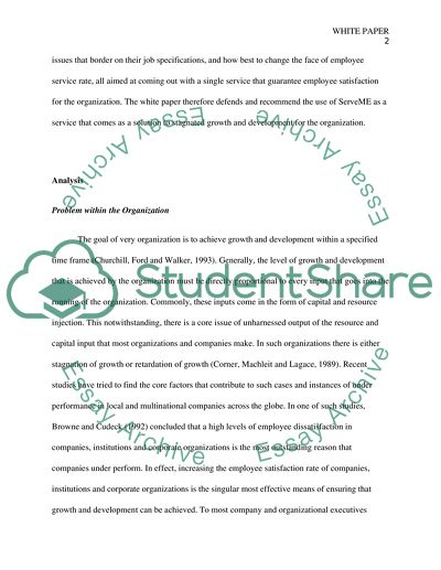 ServeME Service for Measuring the Degree of Satisfaction among Employees