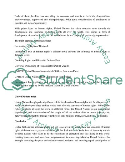 The Sources of the UN Mandate on Human Rights